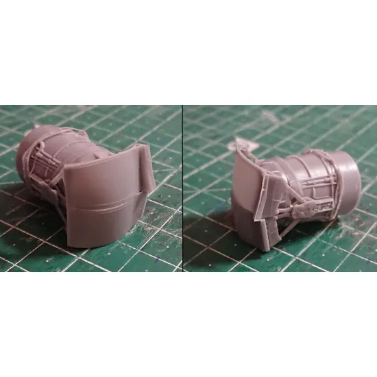 Katran 4865 1/48 Panavia Tornado Ids/Gr1/Gr1a/Adv F2 Exhaust Nozzles Rb 199-4r Mk103 Closed For Revell/Eduard