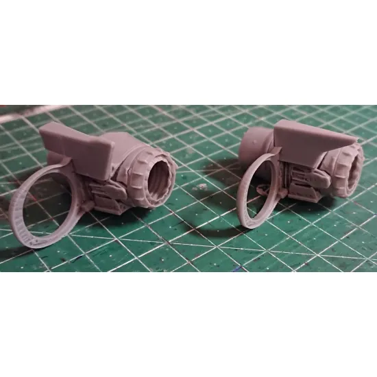 Katran 4871 1/48 Panavia Tornado Adv F3 Exhaust Nozzles Rb 199-4r Mk104 Closed For Revell/Eduard