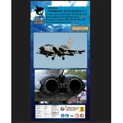 Katran 4874 1/48 Panavia Tornado Ecr/Assta 3 1 Exhaust Nozzles Rb 199-4r Mk105 Closed For Revell/Eduard