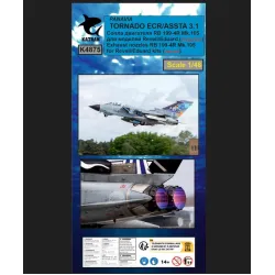 Katran 4875 1/48 Panavia Tornado Ecr/Assta 3 1 Exhaust Nozzles Rb 199-4r Mk 105 Opened For Revell/Eduard