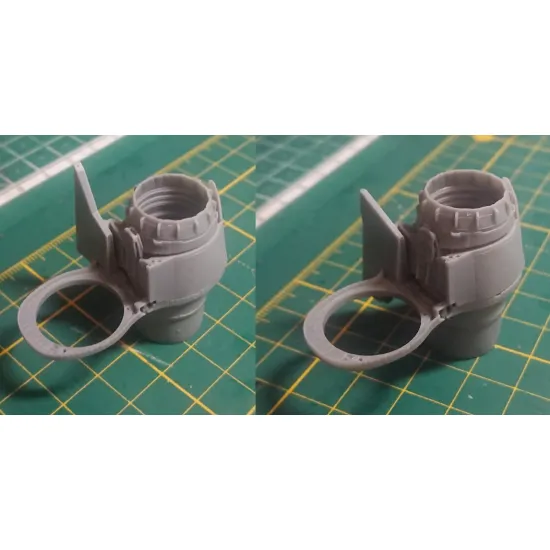 Katran 4875 1/48 Panavia Tornado Ecr/Assta 3 1 Exhaust Nozzles Rb 199-4r Mk 105 Opened For Revell/Eduard