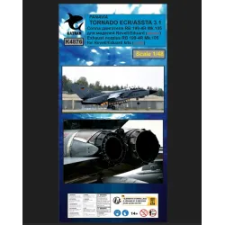 Katran 4876 1/48 Panavia Tornado Ecr/Assta 3 1 Exhaust Nozzles Rb 199-4r Mk105 Varied For Revell/Eduard /For Dioramas/