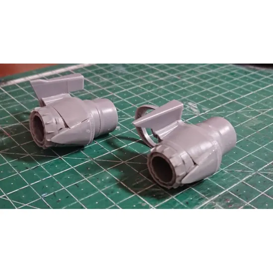 Katran 4877 1/48 Panavia Tornado Ecr/Assta 3 1 Exhaust Nozzles Rb 199-4r Mk105 Varied For Revell/Eduard /For Dioramas/