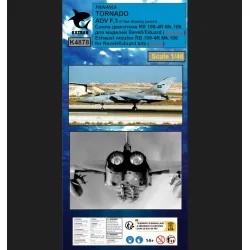 Katran 4878 1/48 Panavia Tornado Adv F 3 Of The Granby Period Exhaust Nozzles Rb 199-4r Mk106 Opened For Revell/Eduard