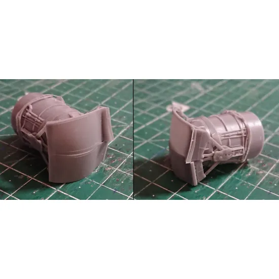 Katran 4878 1/48 Panavia Tornado Adv F 3 Of The Granby Period Exhaust Nozzles Rb 199-4r Mk106 Opened For Revell/Eduard