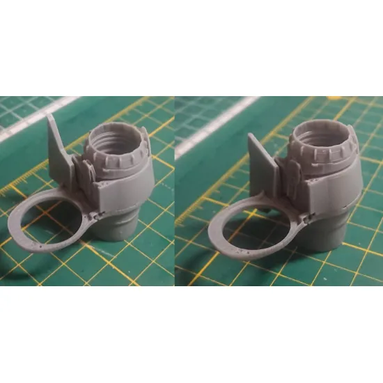 Katran 4878 1/48 Panavia Tornado Adv F 3 Of The Granby Period Exhaust Nozzles Rb 199-4r Mk106 Opened For Revell/Eduard