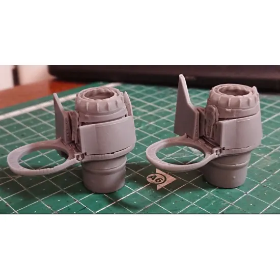 Katran 4879 1/48 Panavia Tornado Adv F 3 Of The Granby Period Exhaust Nozzles Rb 199-4r Mk 106 Varied For Revell/Eduard /For Dioramas/