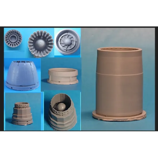 Katran 4880 1/48 F-15ex Eagle 2 Exhaust Nozzles Engine F-110-ge-129 Closed For Academy