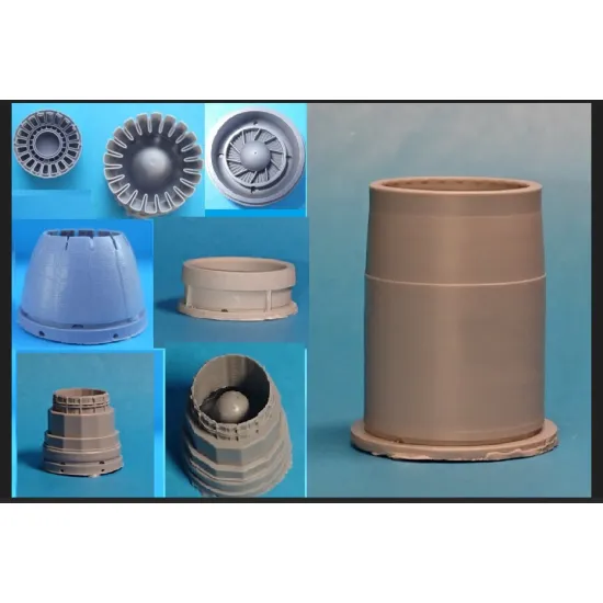 Katran 4882 1/48 F-15ex Eagle 2 Exhaust Nozzles Engine F-110-ge-129 Closed For Revell