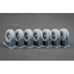 Scalex Wm-35008s 1/35 Kamaz 4310 Sagged Wheel Set For Icm