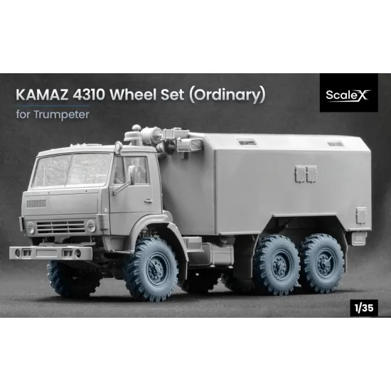 Scalex Wm-35009 1/35 Kamaz 4310 Ordinary Wheel Set For Trumpeter