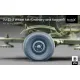 Scalex Wm-35010c 1/35 Zu 23-2 Ordinary And Sagged Wheel Set