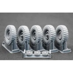 Scalex Wm-35022 1/35 Unimog 404 10 5-20 Mpt Ordinary Wheel Set For Icm Ak-interactive Revell