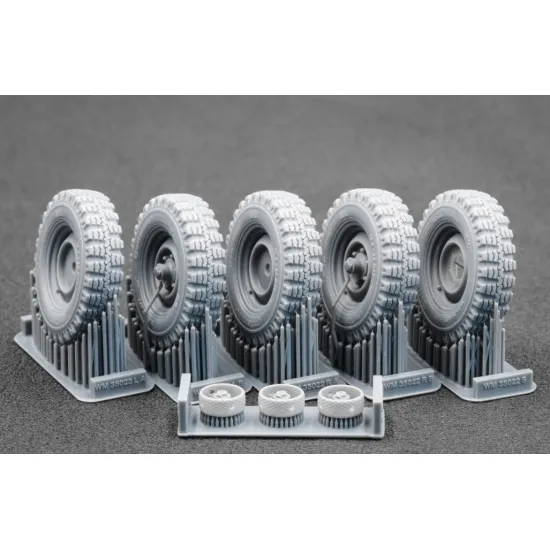 Scalex Wm-35022 1/35 Unimog 404 10 5-20 Mpt Ordinary Wheel Set For Icm Ak-interactive Revell