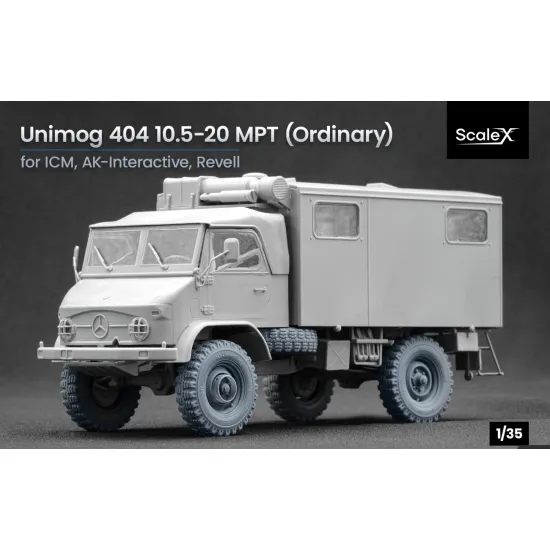 Scalex Wm-35022 1/35 Unimog 404 10 5-20 Mpt Ordinary Wheel Set For Icm Ak-interactive Revell