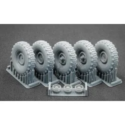 Scalex Wm-35023 1/35 Unimog 404 11 0r20 Xordinary V2 Ordinary Wheel Set