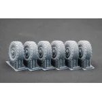 Scalex Wm-35024s 1/35 Himars Sagged Wheel Set For Foreart