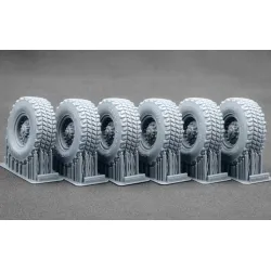 Scalex Wm-35025s 1/35 Himars Ctis Sagged Wheel Set For Foreart