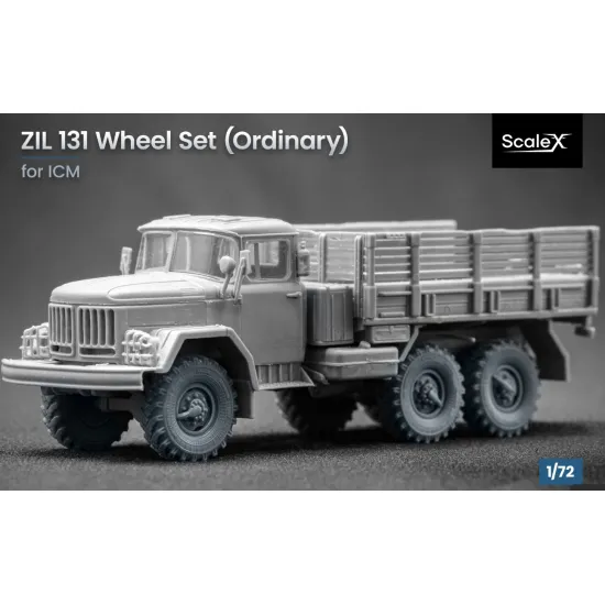Scalex Wm-72001 1/72 Zil 131 Ordinary Wheel Set For Icm