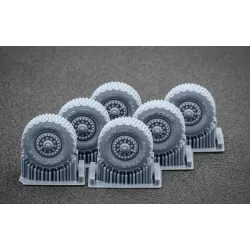 Scalex Wm-72002 1/72 Himars Ordinary Wheel Set For Foreart And Meng