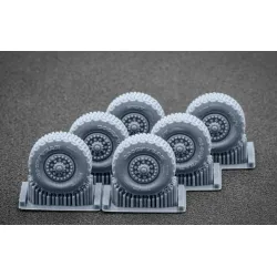 Scalex Wm-72002s 1/72 Himars Sagged Wheel Set For Foreart And Meng