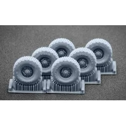 Scalex Wm-72003s 1/72 Himars Ctis Sagged Wheel Set For Foreart And Meng