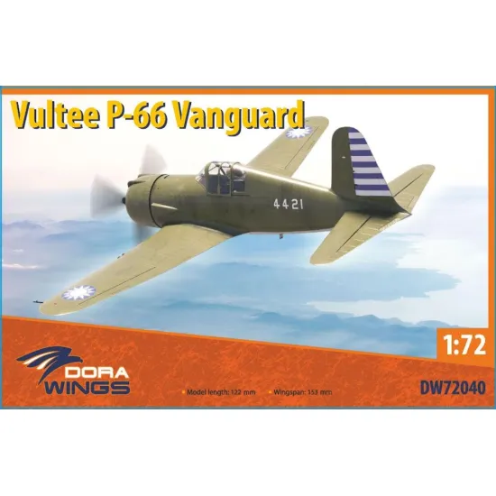 Dora Wings 72040 1/72 Vultee P-66 Vanguard Plastic Model Kit
