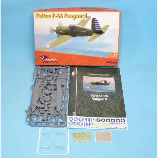 Dora Wings 72040 1/72 Vultee P-66 Vanguard Plastic Model Kit