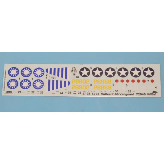 Dora Wings 72040 1/72 Vultee P-66 Vanguard Plastic Model Kit