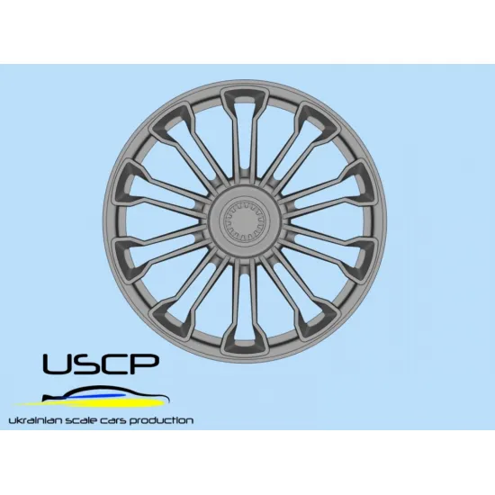 Uscp 24p168 1/24 Porsche 918 Spyder Oem Wheel 20/21 Resin Model