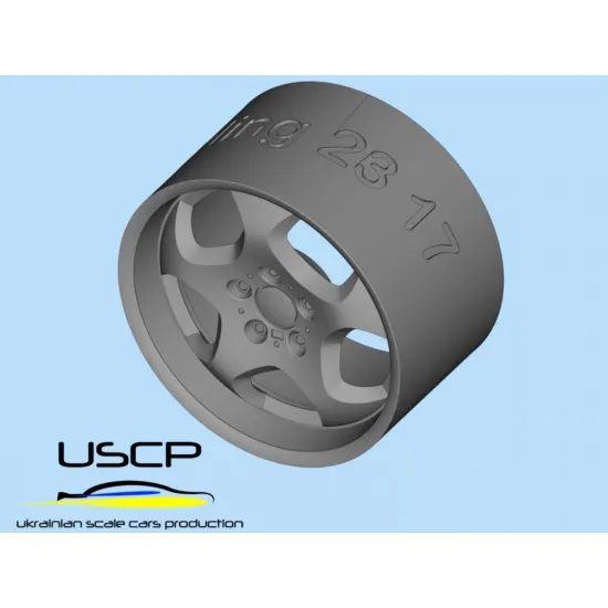 Uscp 24p011 1/24 Bmw Styling 23 17 Resin Model