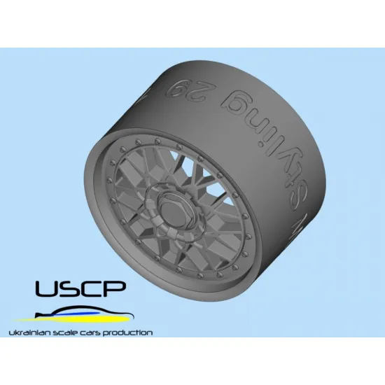 Uscp 24p020 1/24 Bmw Styling 29 17 Resin Model