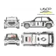 Uscp 24a118 1/24 Renault 5 Turbo 1981 Monte Carlo Additional Decal