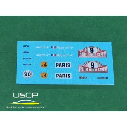 Uscp 24a118 1/24 Renault 5 Turbo 1981 Monte Carlo Additional Decal