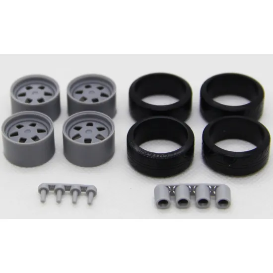 Diolex Dp24155 1/24 Wheels 18 Inch Mae Monoblock For Tamiya Fujimi Aoshima Revell