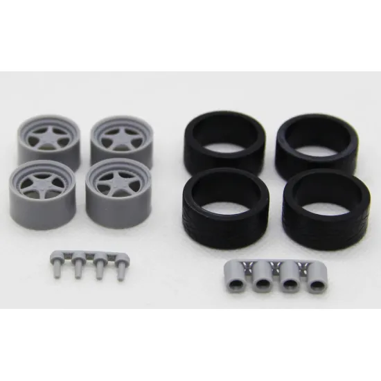 Diolex Dp24157 1/24 Wheels 17 Inch Oz Mito For Tamiya Fujimi Aoshima Revell