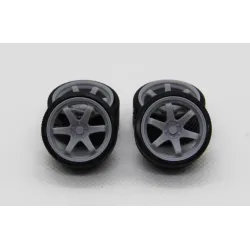Diolex Dp24158 1/24 Wheels 19 Inch Rota Ik-r For Tamiya Fujimi Aoshima Revell