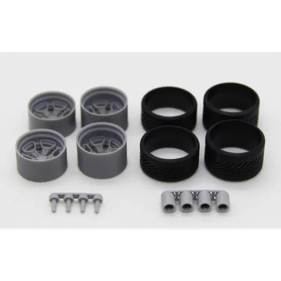 Diolex Dp24159 1/24 Wheels 19 Inch Rotiform Hur Deep For Tamiya Fujimi Aoshima Revell