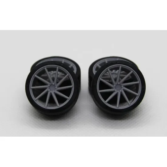 Diolex Dp24161 1/24 Wheels 20 Inch Vossen Vsp-310 For Tamiya Fujimi Aoshima Revell