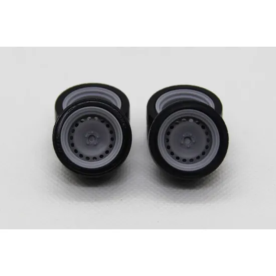 Diolex Dp24162 1/24 Wheels 17 Inch Banded Steels Ultra Deep For Tamiya Fujimi Aoshima Revell