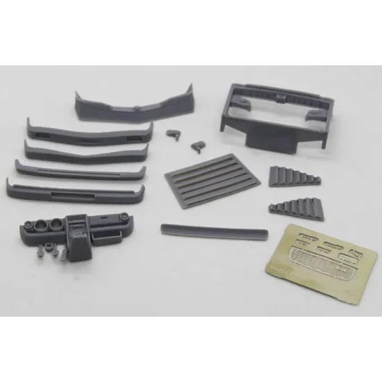 Diolex Dp24163 1/24 Mazda Rx-3 Sp Transkit For Fujimi White/Black Decals Photo-etching