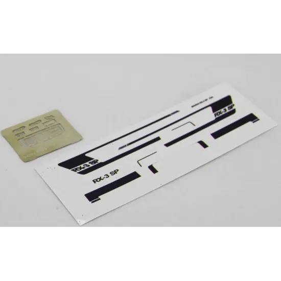 Diolex Dp24163 1/24 Mazda Rx-3 Sp Transkit For Fujimi White/Black Decals Photo-etching