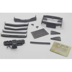 Diolex Dp24164 1/24 Mazda Rx-3 Sp Transkit For Fujimi Yellow/Black Decals Photo-etching