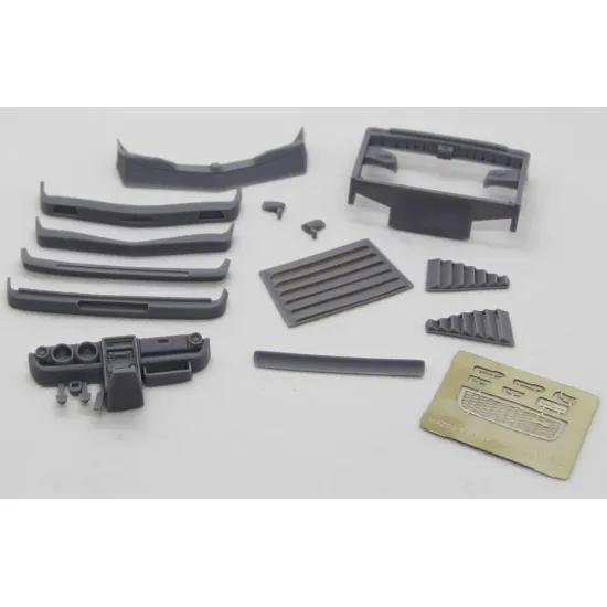 Diolex Dp24164 1/24 Mazda Rx-3 Sp Transkit For Fujimi Yellow/Black Decals Photo-etching