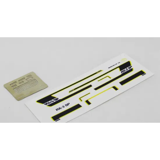 Diolex Dp24164 1/24 Mazda Rx-3 Sp Transkit For Fujimi Yellow/Black Decals Photo-etching
