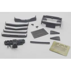 Diolex Dp24166 1/24 Mazda Rx-3 Sp Transkit For Fujimi Orange/Black Decals Photo-etching