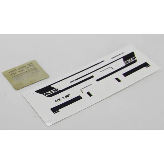 Diolex Dp24166 1/24 Mazda Rx-3 Sp Transkit For Fujimi Orange/Black Decals Photo-etching