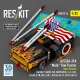 Reskit Rsk32-0014 1/32 A/S32a-31a Mule Tow Tractor Short Version Ah-1 Uh-1 Uh-60