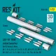 Reskit Rs32-0534 1/32 Lau-10 Zuni Rocket Launcher For Us Army And Navy 2 Pcs