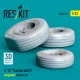 Reskit Rs32-0541 1/32 A-10 Thunderbolt Ii Weighted Wheels Set